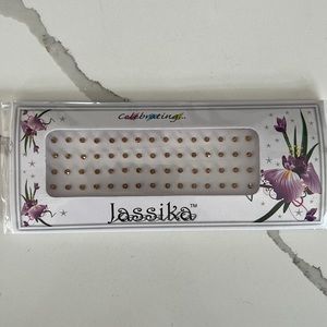 Gold stone bindi card